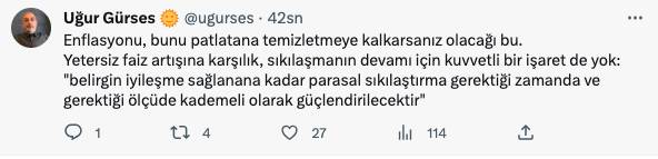 Merkez Bankası'nın faiz kararına ünlü ekonomistlerden ilk tepki: Özgür Demirtaş, Mustafa Sönmez.... 6
